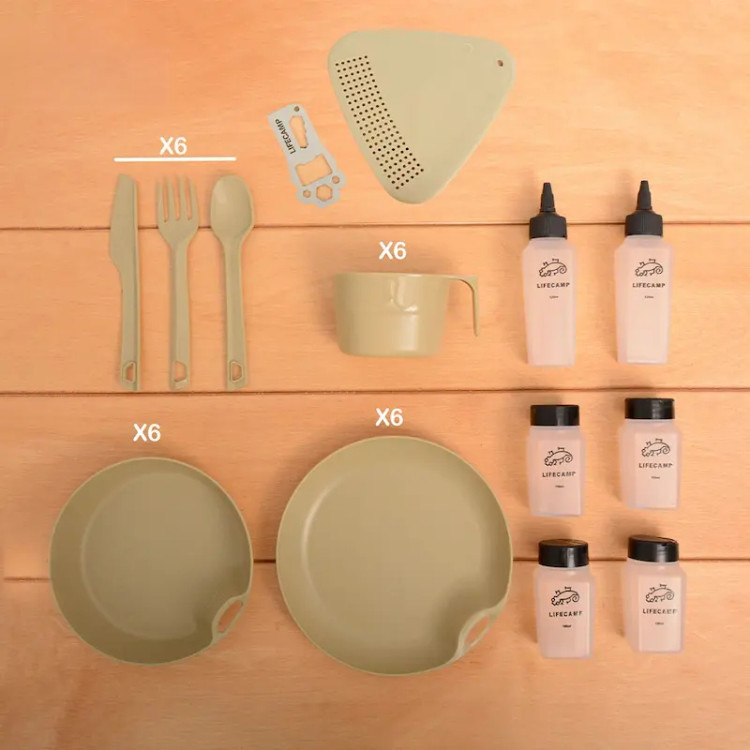 کیف 44 تکه لایف کمپ مدل TRAVEL KIT کد 45888